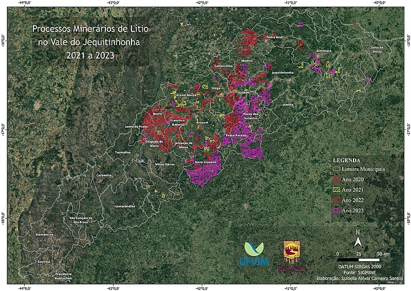 Processos minerários 2021–2023